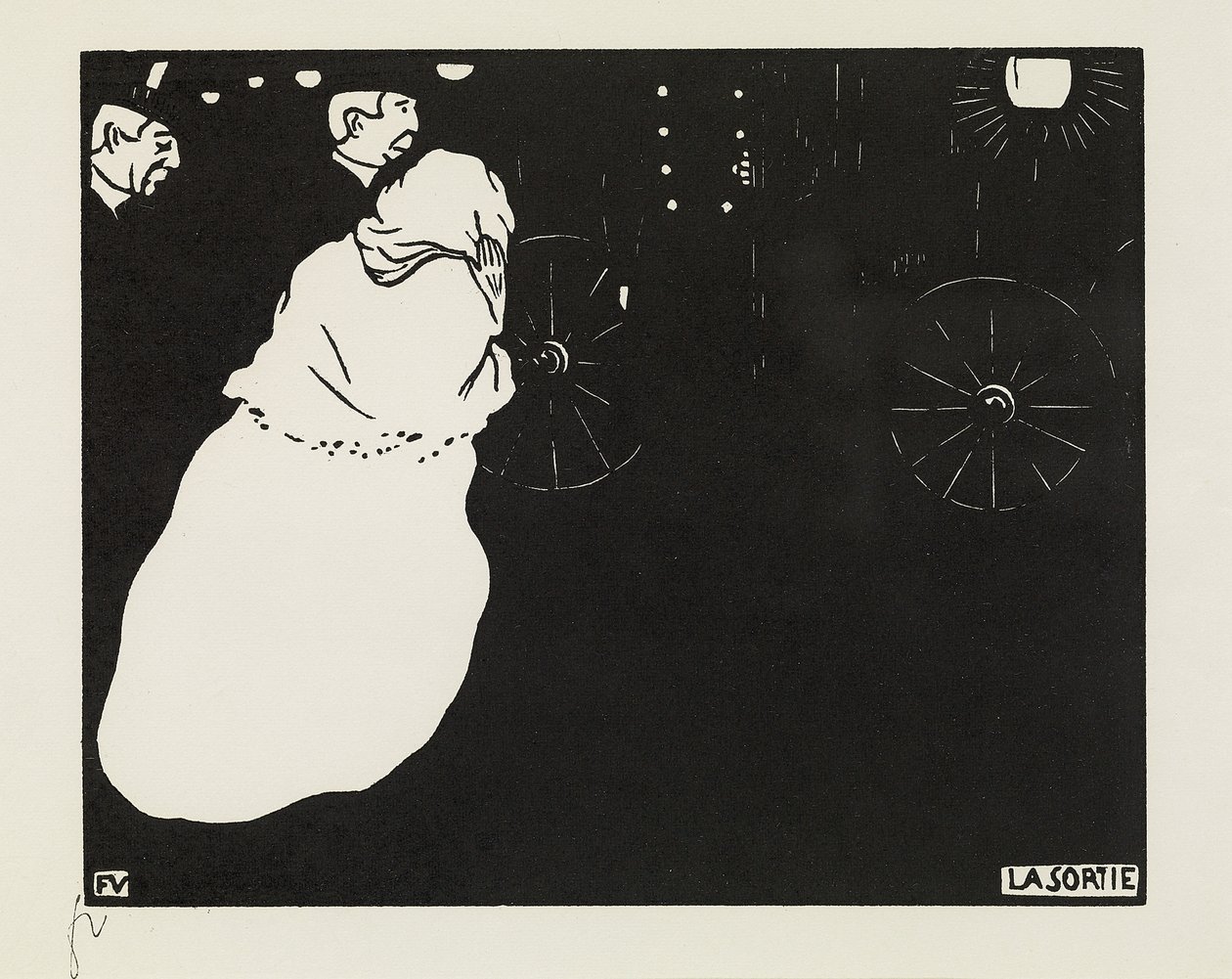 Ayrılış, 1895 by Felix Edouard Vallotton