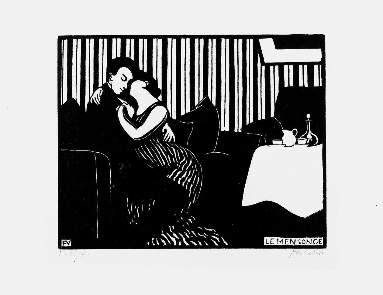 Yalan, 1897-98 by Felix Edouard Vallotton