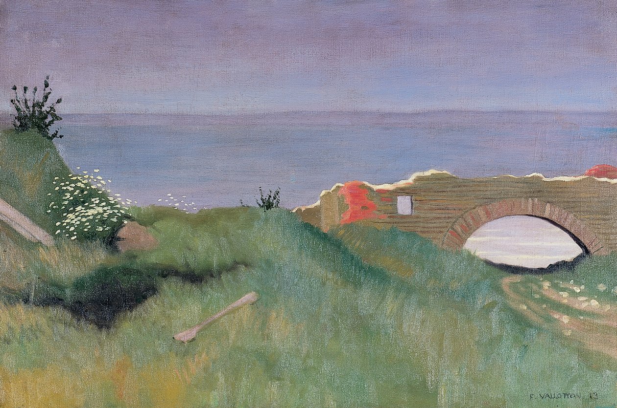 Harabeler, Villerville, 1913 by Felix Edouard Vallotton