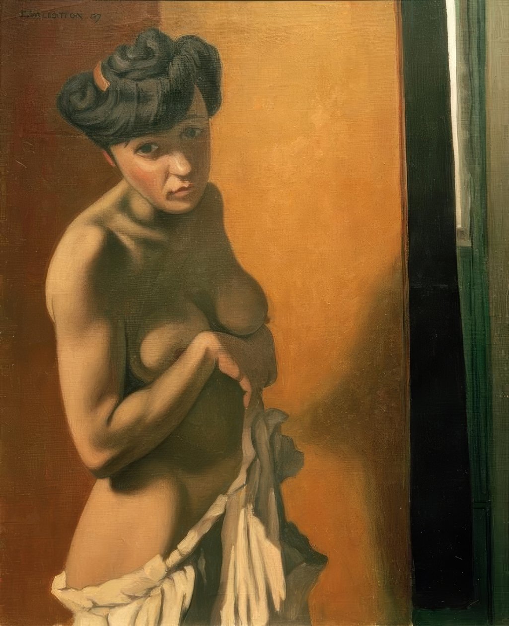 kahverengi gövde yok by Felix Edouard Vallotton