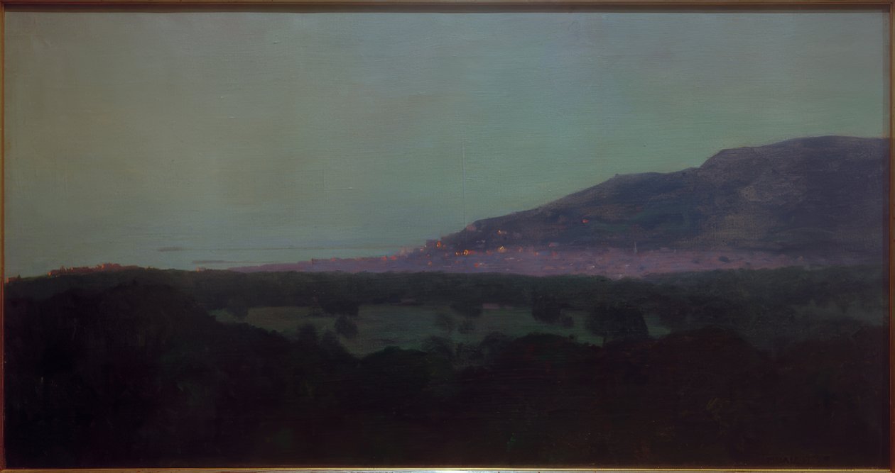 akşam saatlerinde Trouville by Felix Edouard Vallotton