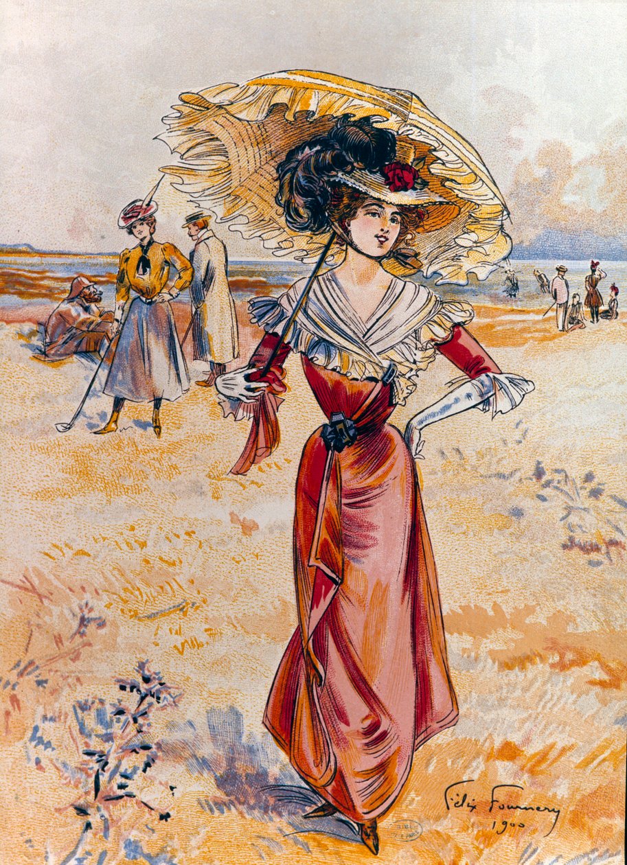 Plajdaki şıklık. Felix Fournery