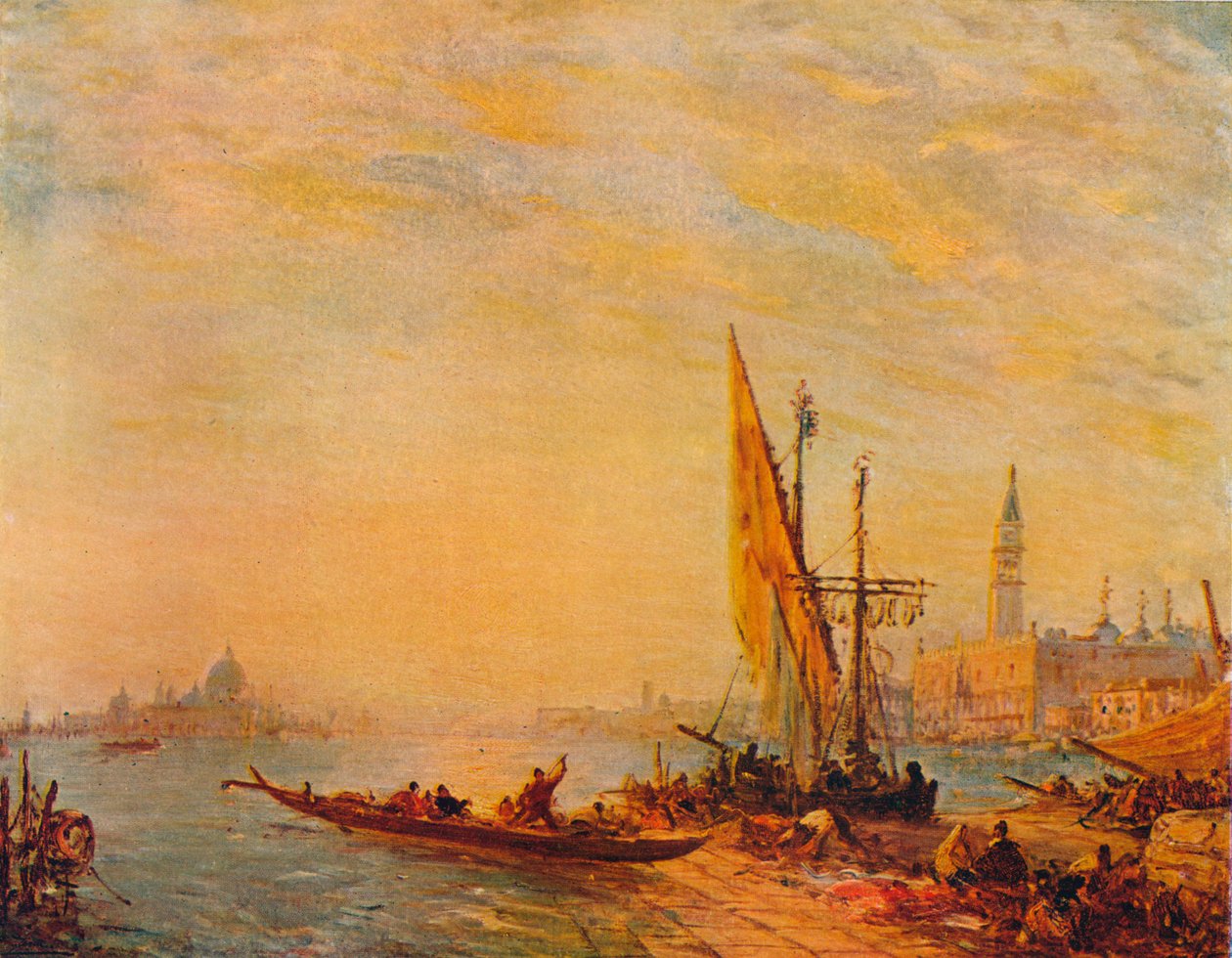 Büyük Kanal'a Giriş, Venedik, c1875 by Félix Ziem