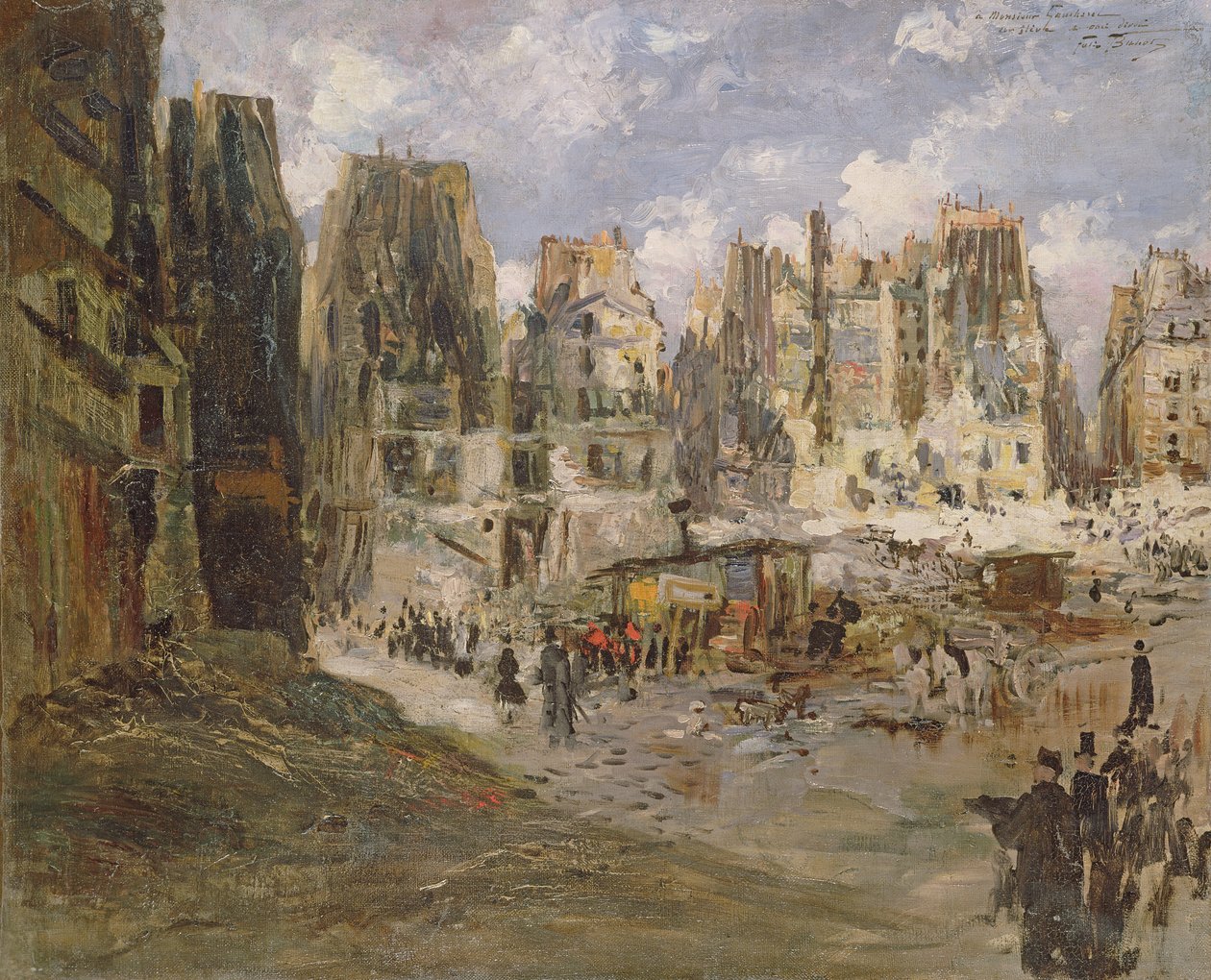 Butte aux Moulins by Felix Hilaire Buhot