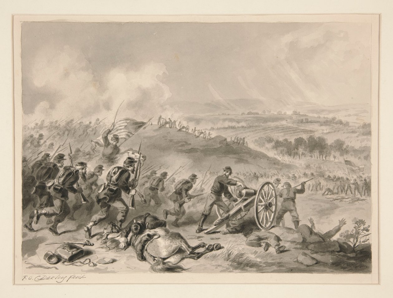 Gettysburg Savaşı by Felix O. C. Darley
