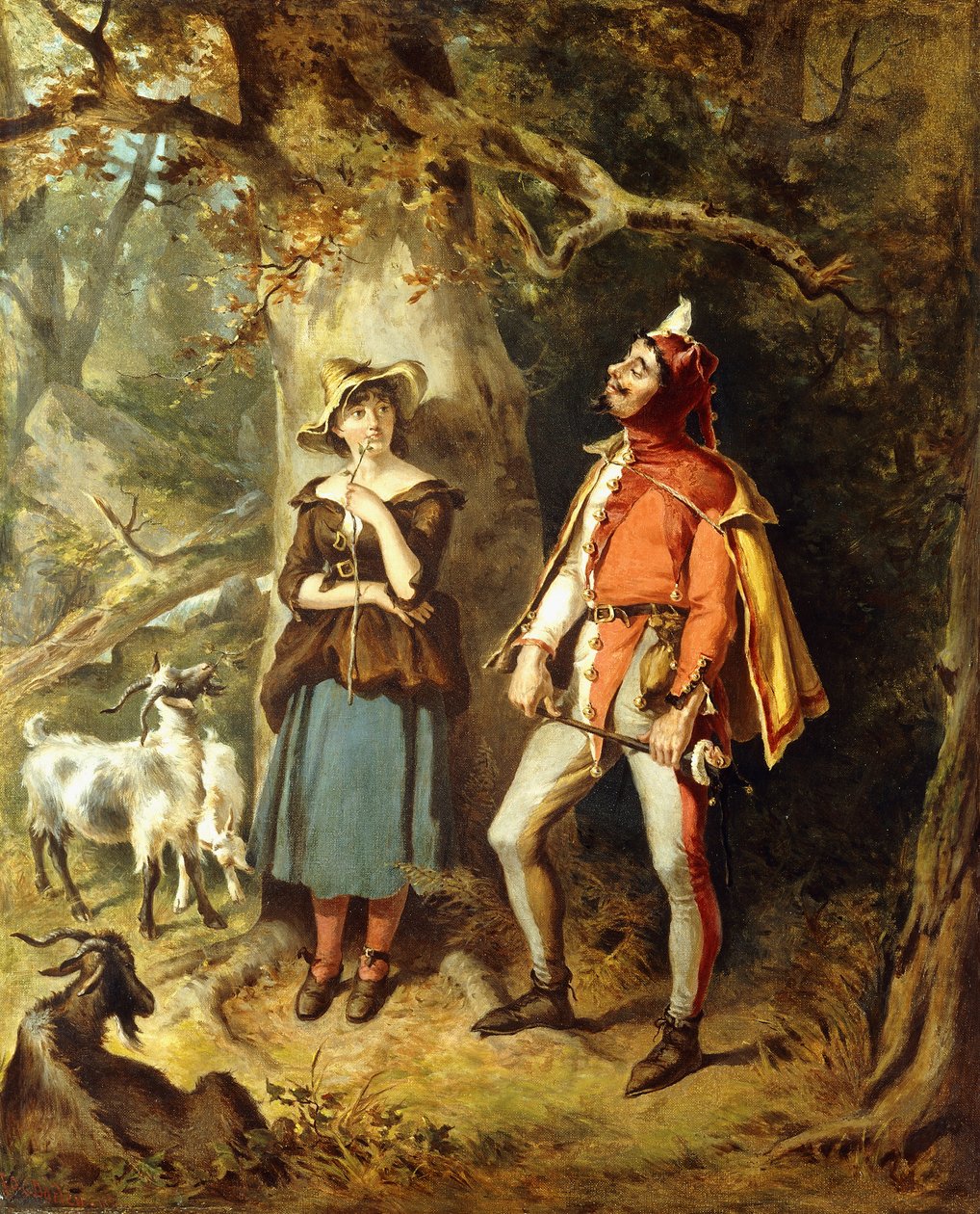 Ölçü Taşı ve Audrey, 1886 by Felix Octavius Carr Darley