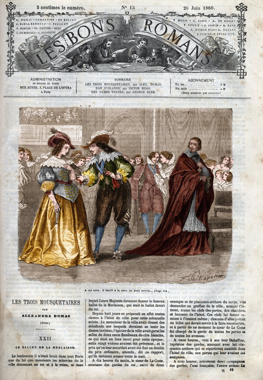 Roma dizisi: "Üç Silahşörler", Alexandre Dumas (1802-1870) "İyi romanlar"da XXII. Bölüm