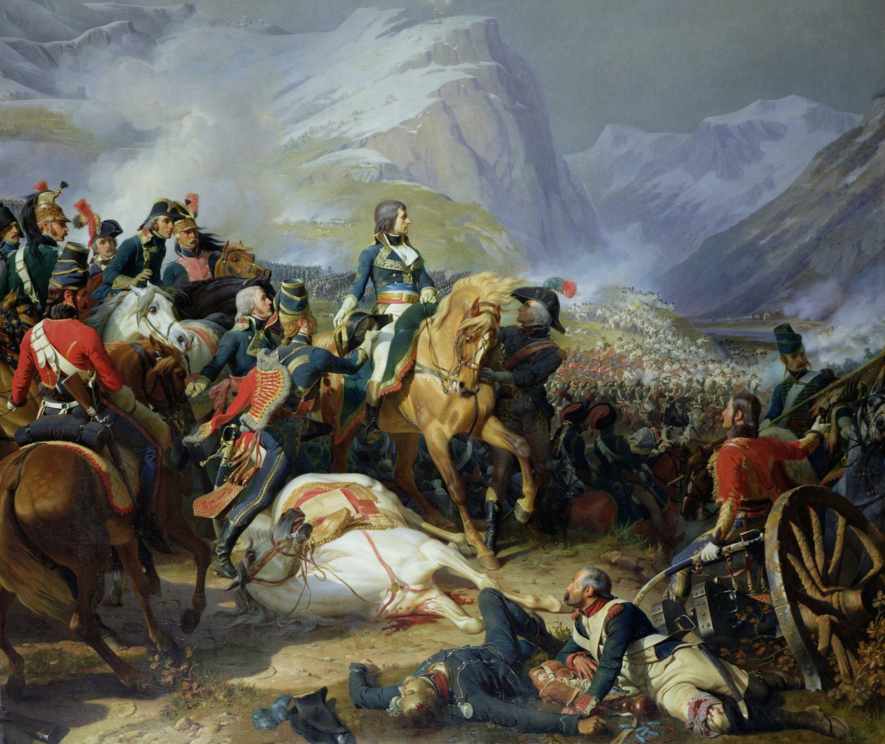 Rivoli Savaşı, 1844 (ayrıca bkz. 176686) by Felix Philippoteaux