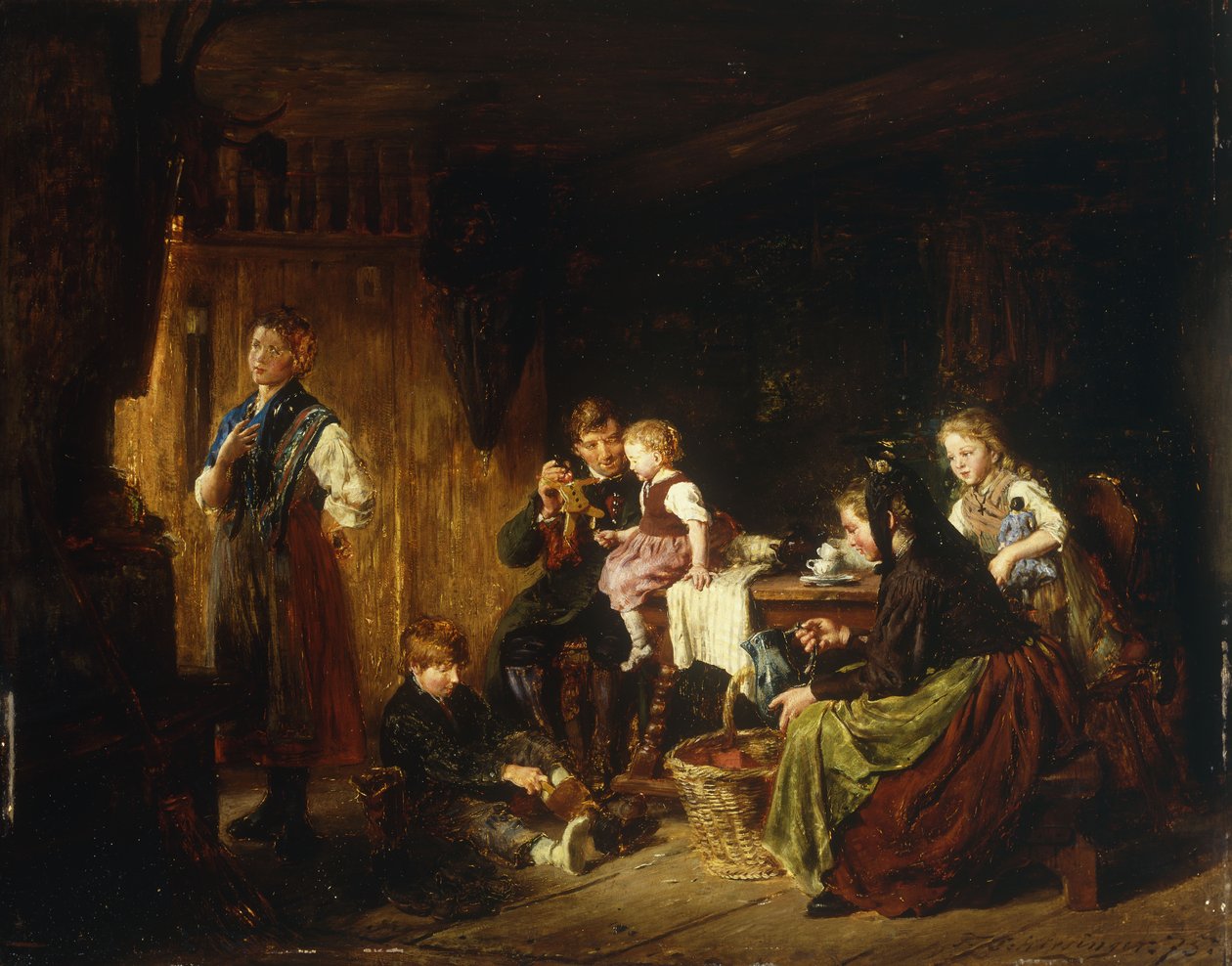 Öğleden Sonra Eğlenceleri, 1875 by Felix Schlesinger