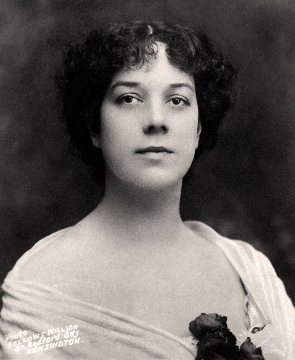 Clara Ellen Butt 1872-1936, İngiliz kontralto, 20. yüzyılın başları. by Fellows Willson