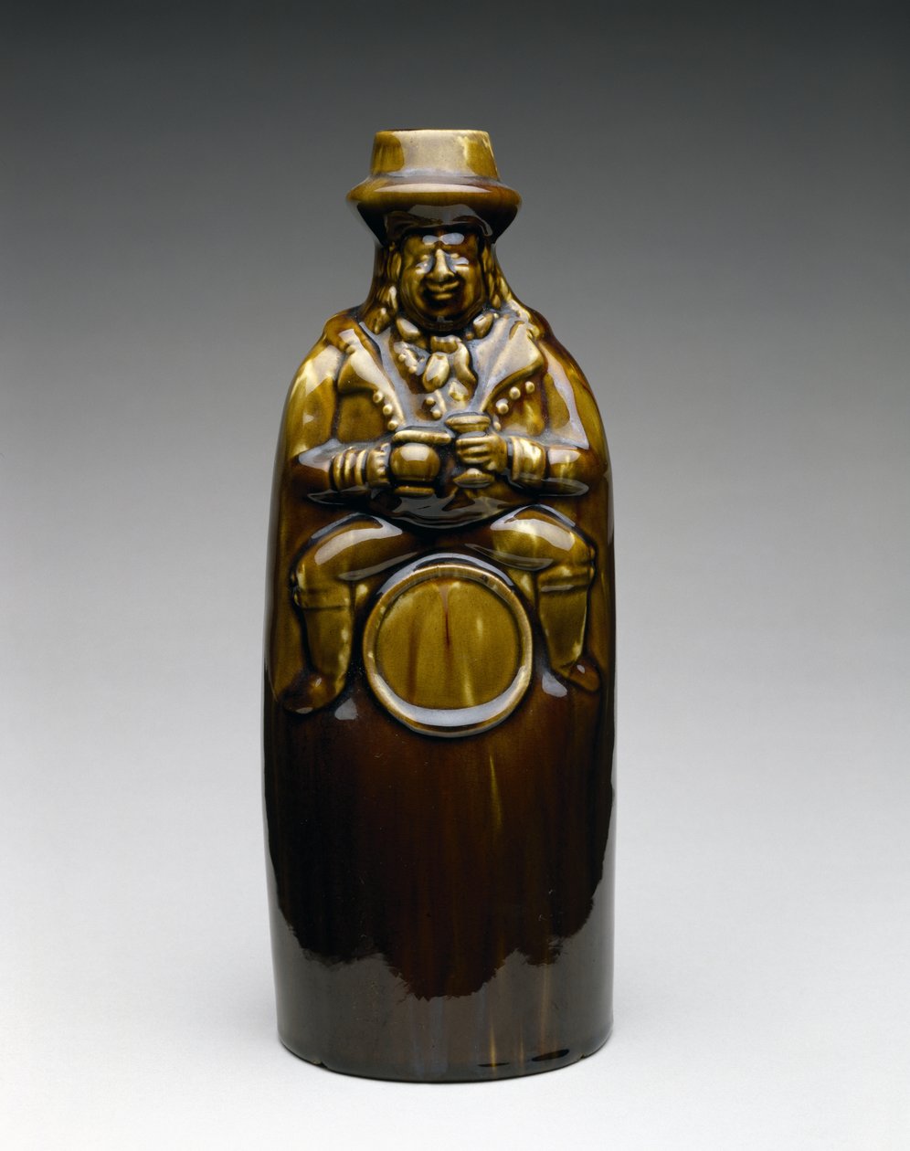 Toby Barrel Flask veya Şişe by Fenton and Co. Lyman