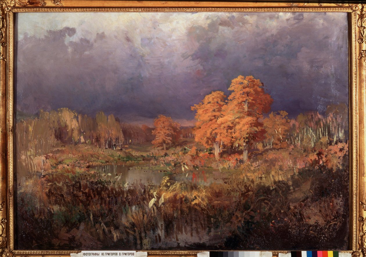Ormanda Bataklık, Sonbahar - Fyodor Vasilyev