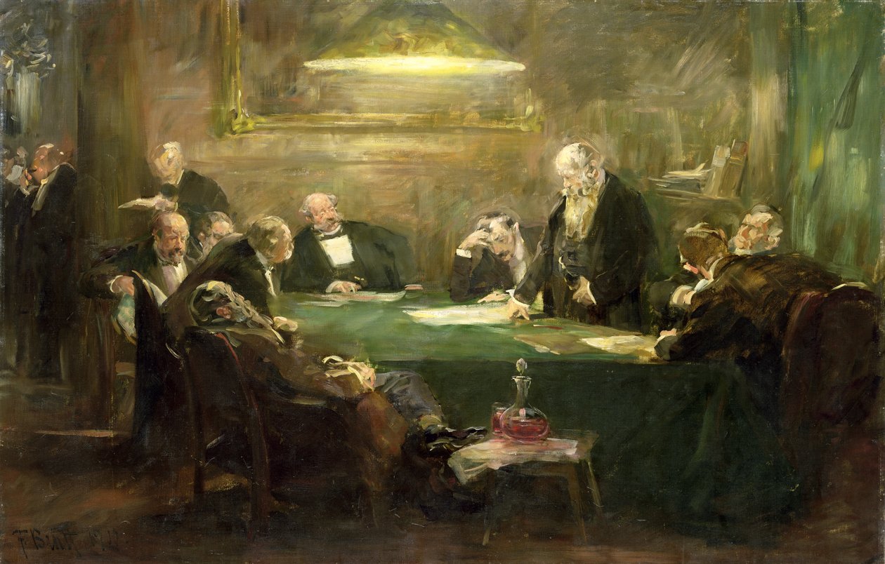 Yönetim Kurulu Toplantısı, 1900 by Ferdinand Brutt