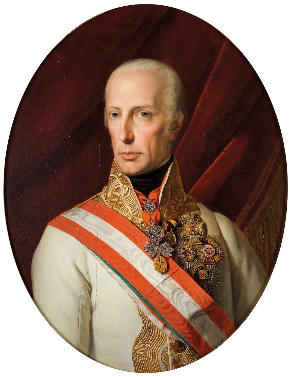 Avusturya İmparatoru I. Franz by Ferdinand Georg Waldmuller