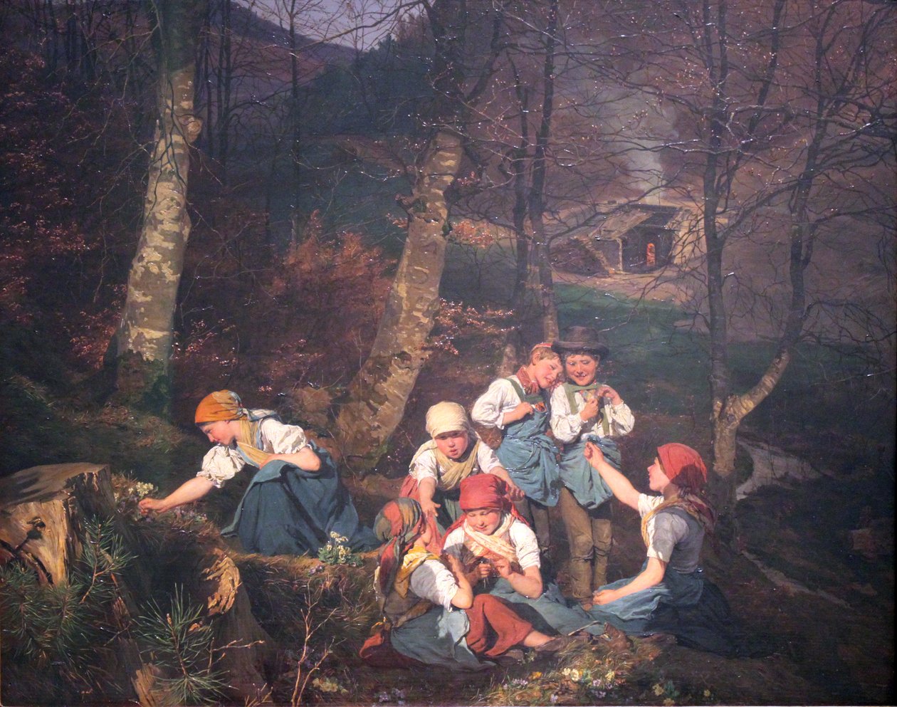 Ormandaki çocuklar by Ferdinand Georg Waldmuller