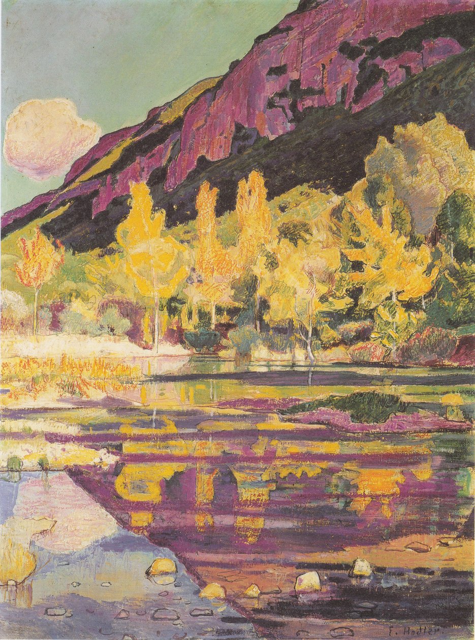 Am Fuss des Petit Saleven by Ferdinand Hodler