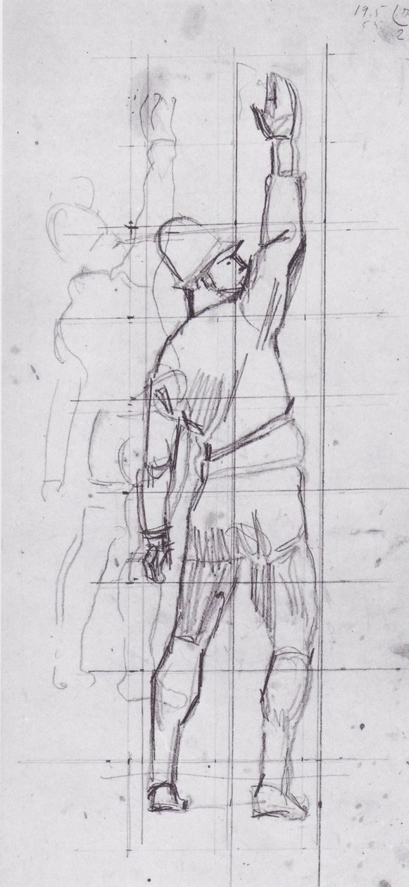 Arkadan küfür by Ferdinand Hodler