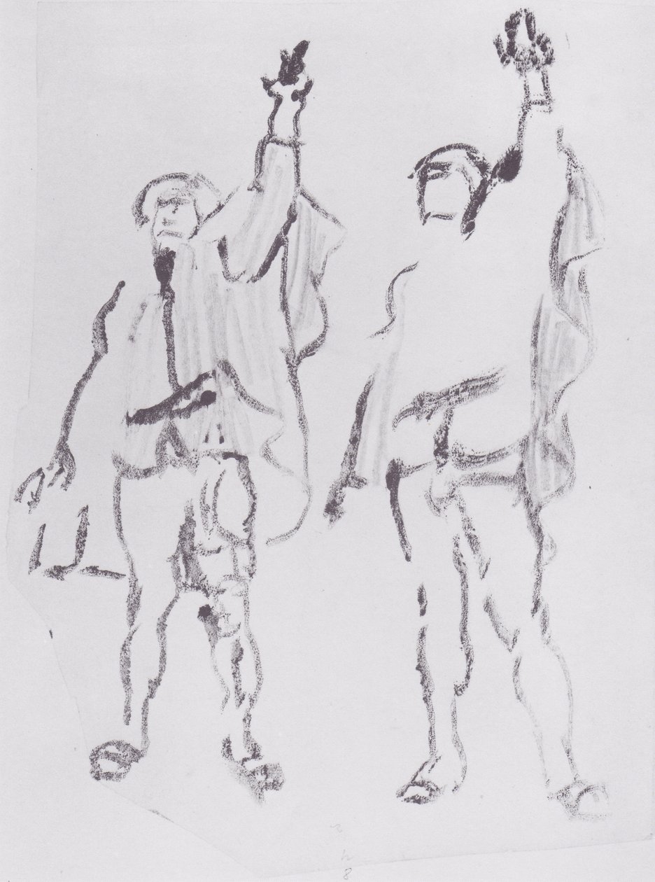 iki ünlü by Ferdinand Hodler