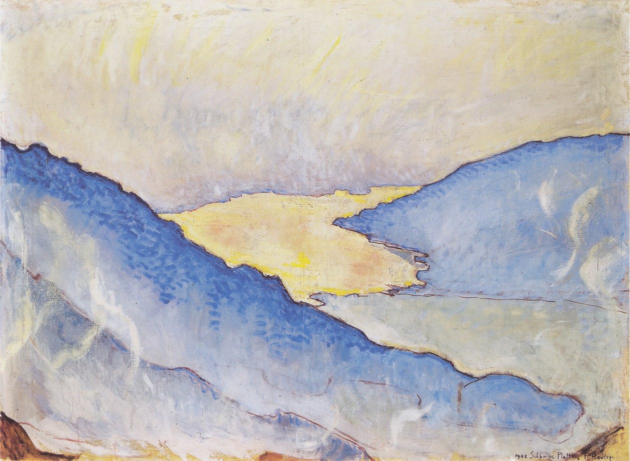 Abendnebel am Thunersee by Ferdinand Hodler