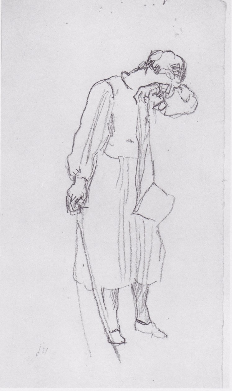 Elveda kadın figürü 1 by Ferdinand Hodler