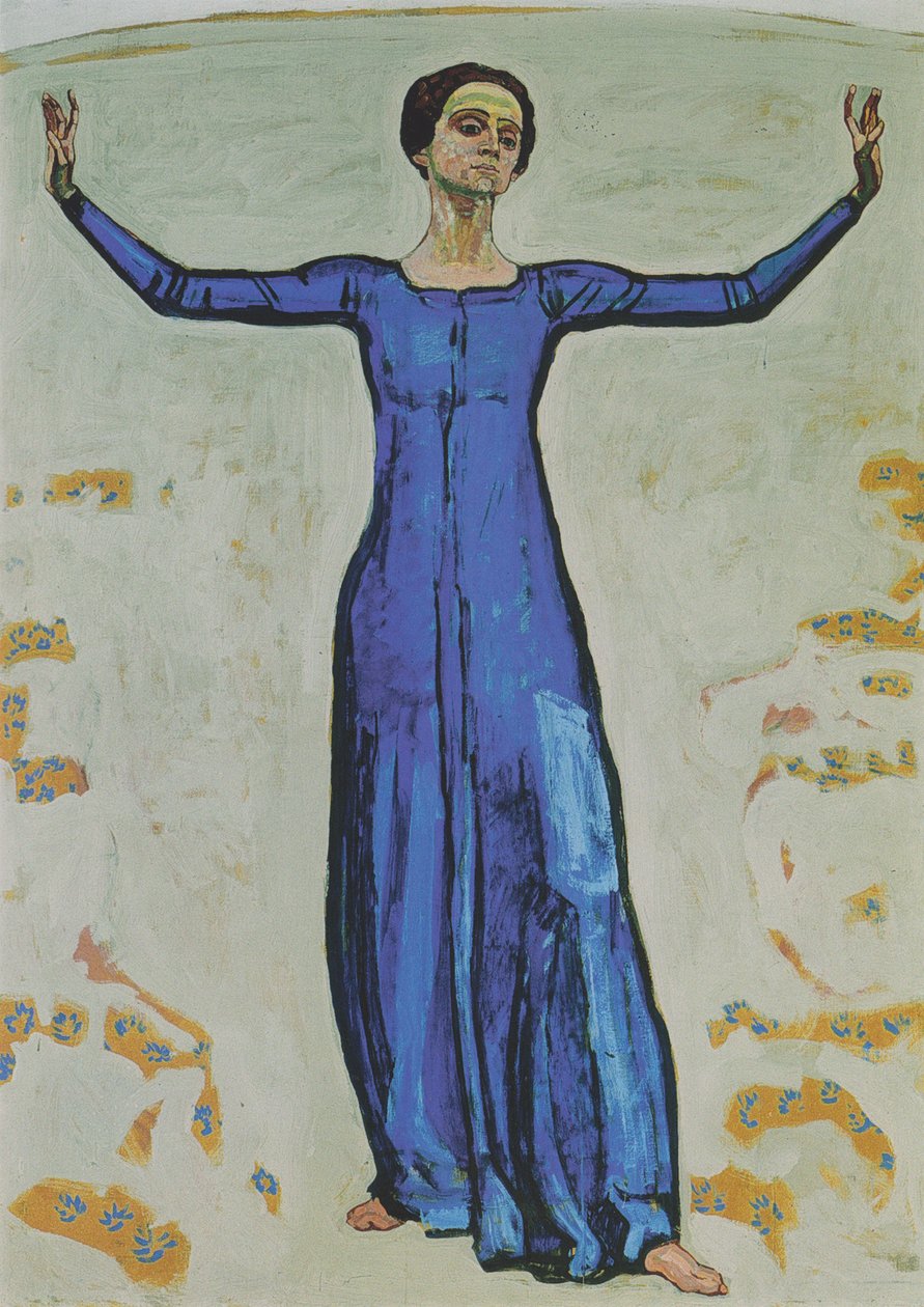Uzaktan gelen şarkı by Ferdinand Hodler