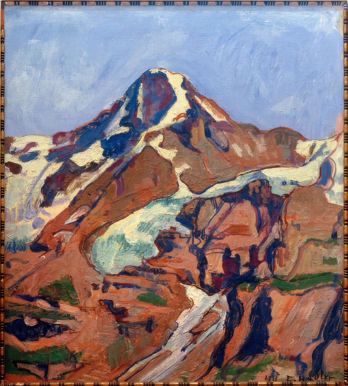 keşiş, 1911 by Ferdinand Hodler