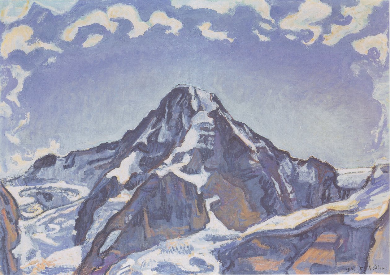 Bulutlu keşiş by Ferdinand Hodler