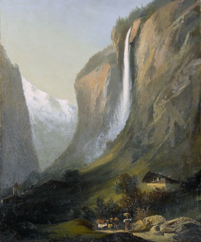 Staubbach Şelaleleri by Ferdinand Hodler