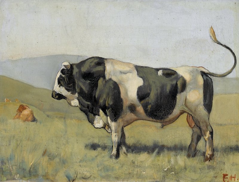 Freiburg boğa by Ferdinand Hodler