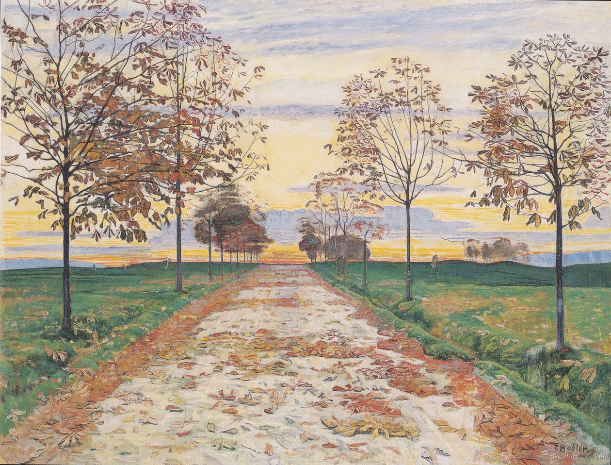 Sonbahar akşamı by Ferdinand Hodler