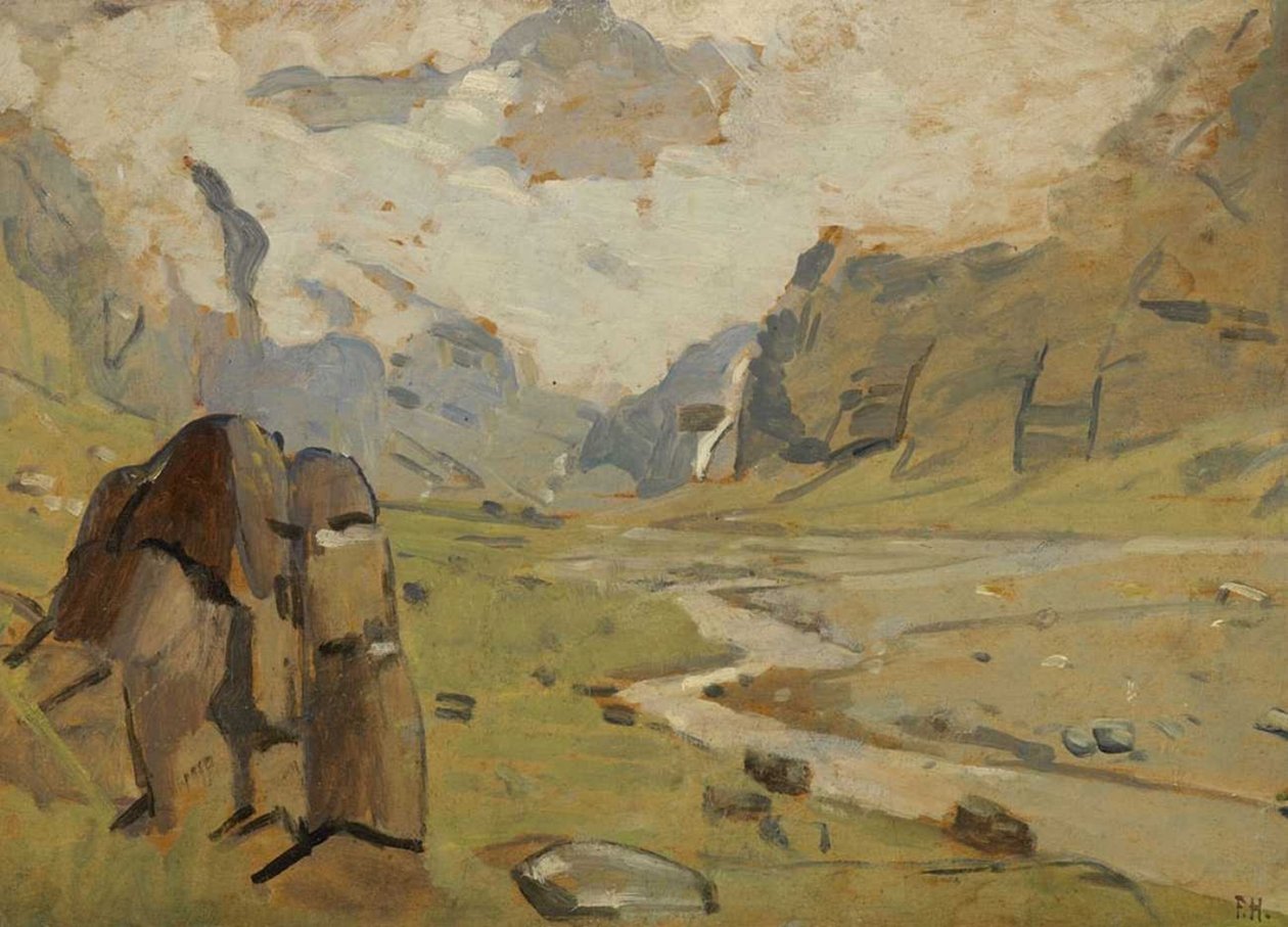 Le Fer-à-Cheval bei Sixt by Ferdinand Hodler