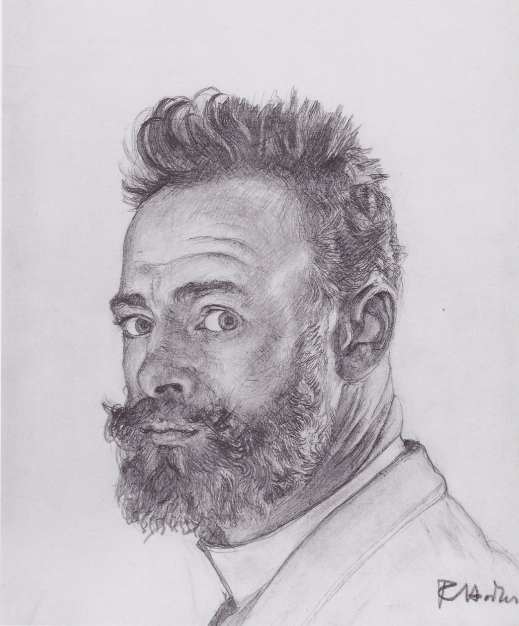 Parisli otoportre by Ferdinand Hodler