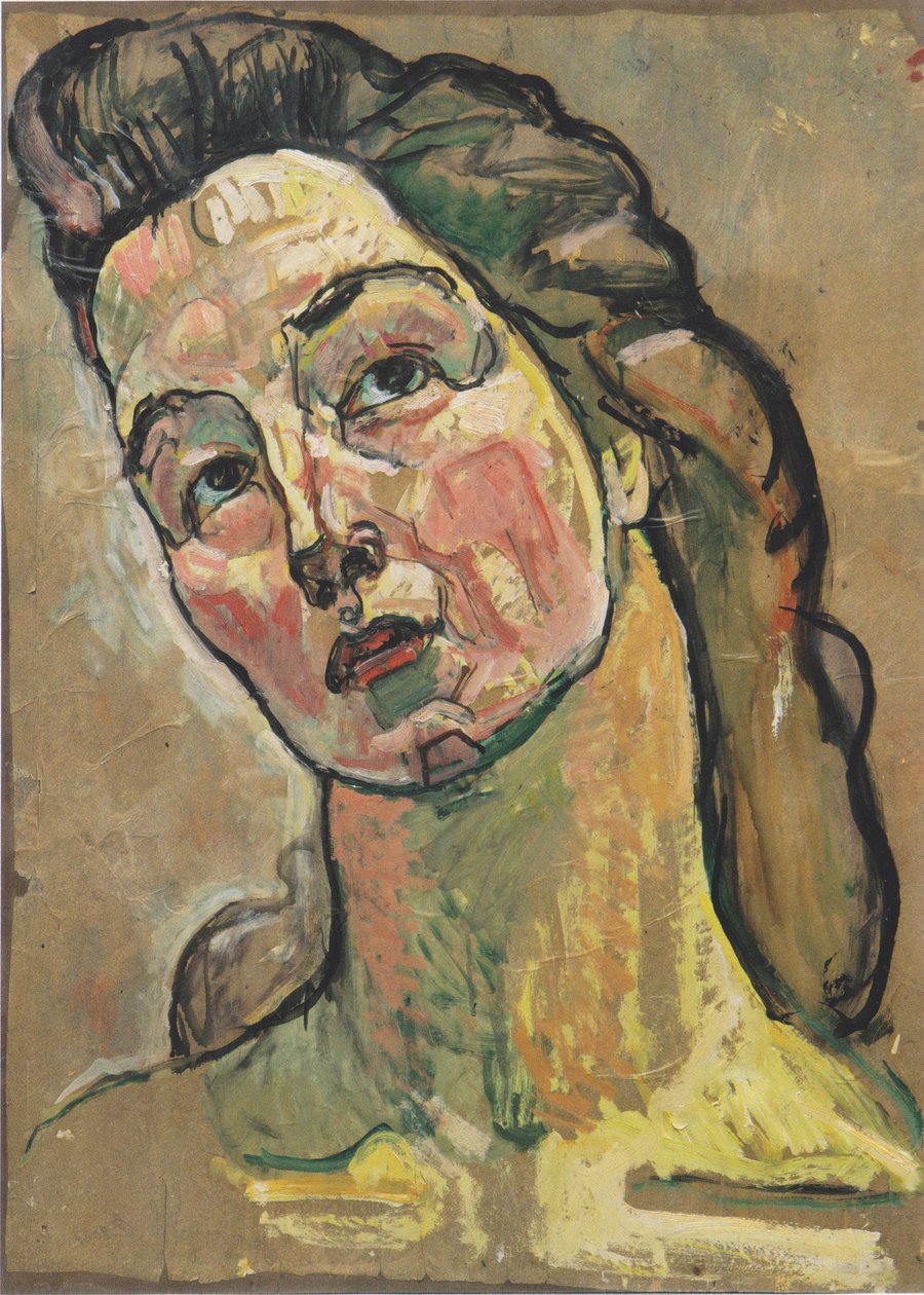 "Sonsuzluğa Bakış" için portre çalışması by Ferdinand Hodler