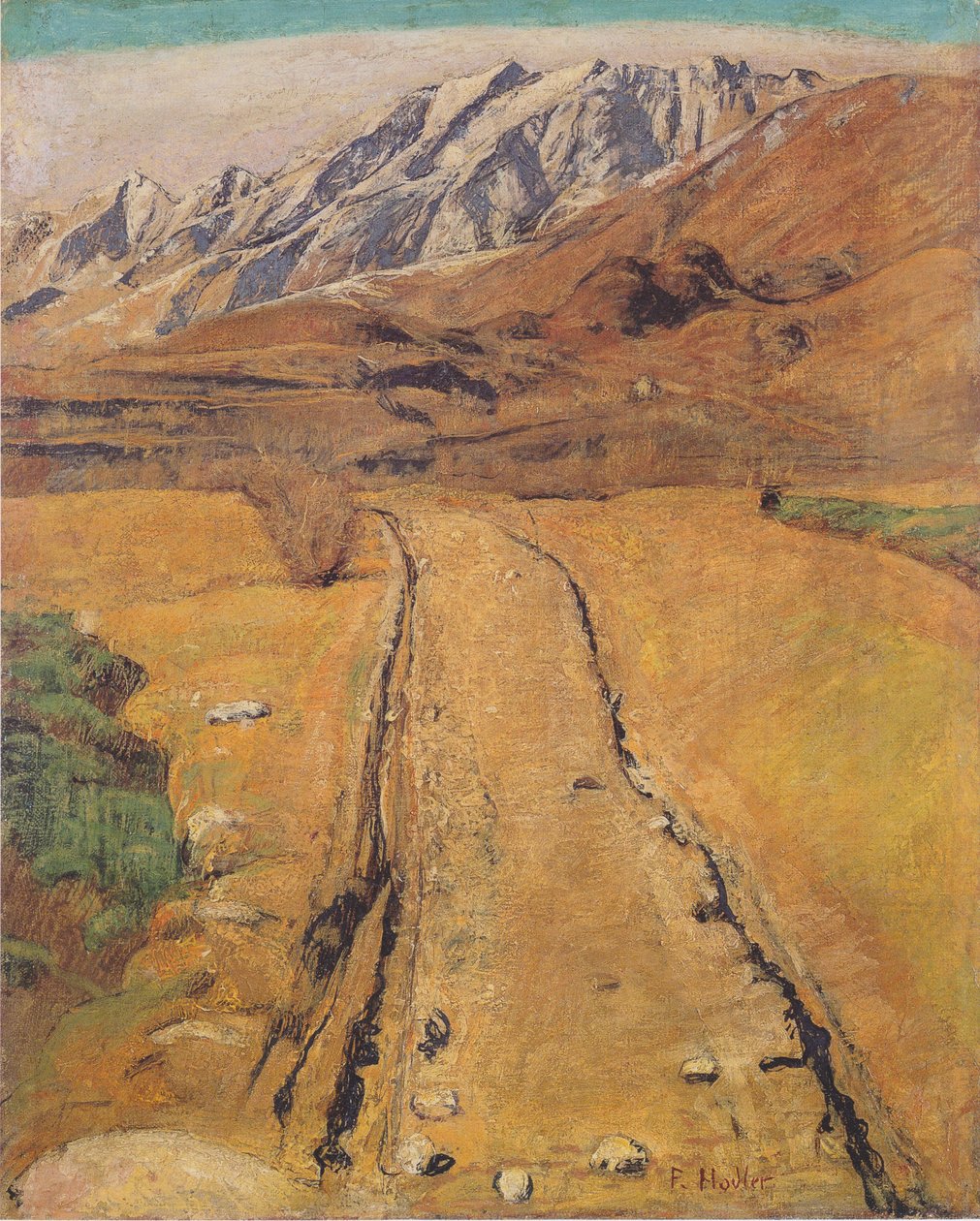 Ticino manzarası by Ferdinand Hodler