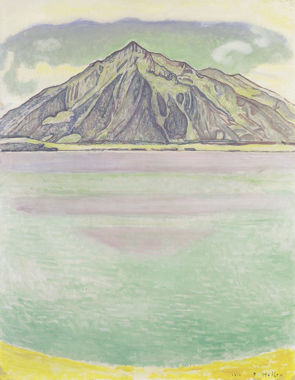 Niesen ile Thun Gölü by Ferdinand Hodler