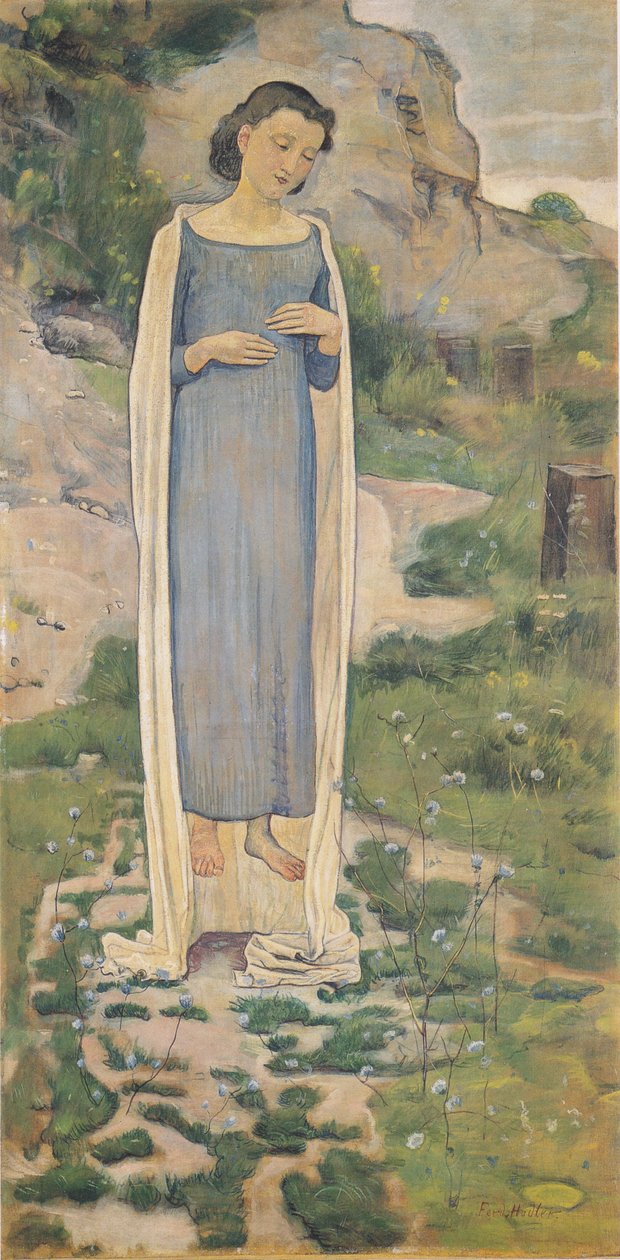Çiçekler ne diyor by Ferdinand Hodler