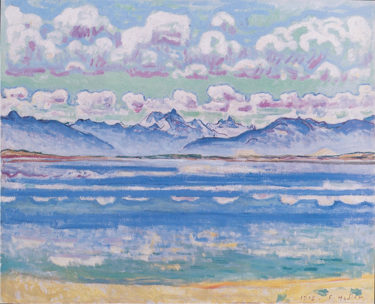 Montana konumundan Weisshorn by Ferdinand Hodler