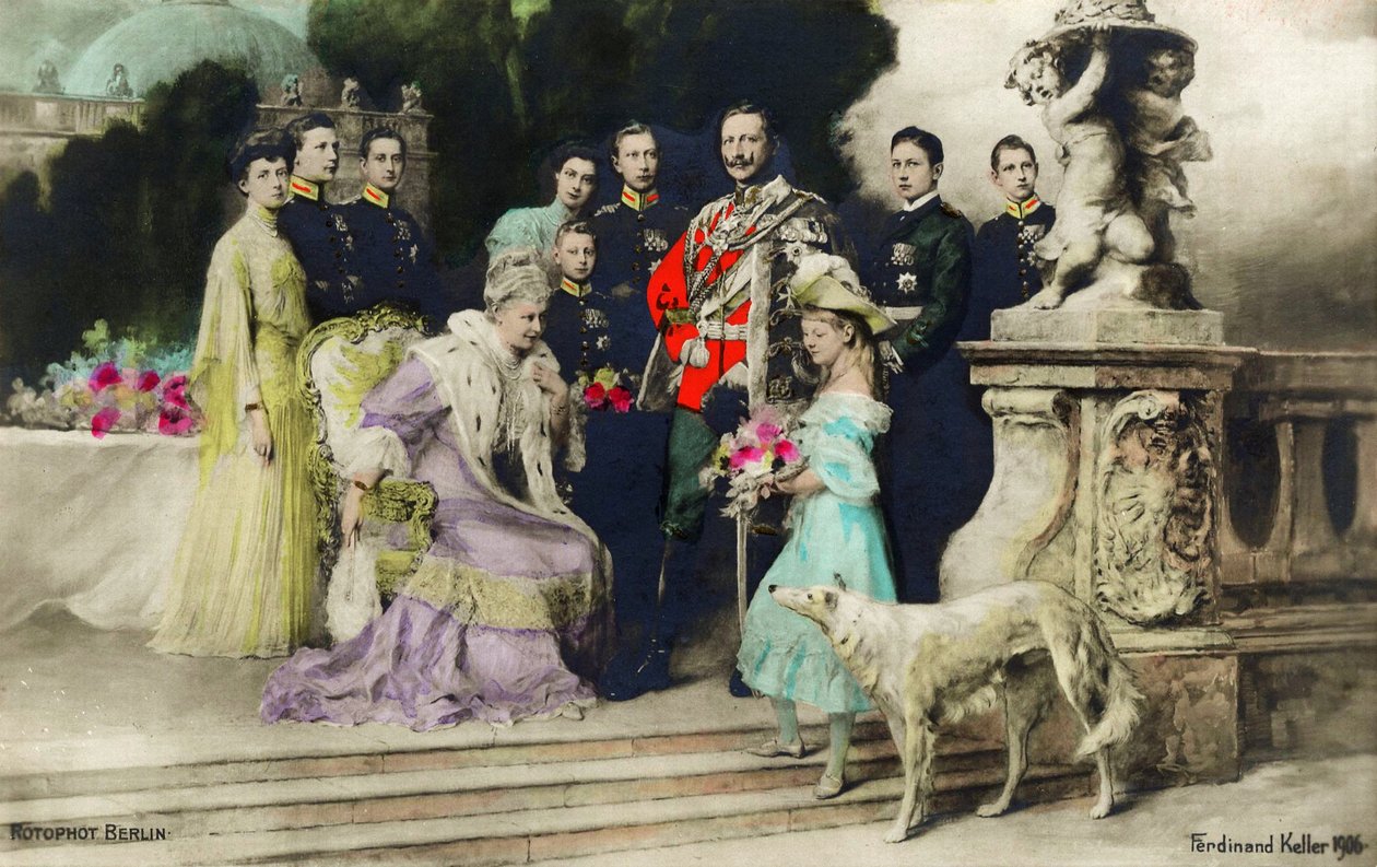 İmparatorluk Ailesinin Gümüş Yıldönümü, 1906 by Ferdinand Keller