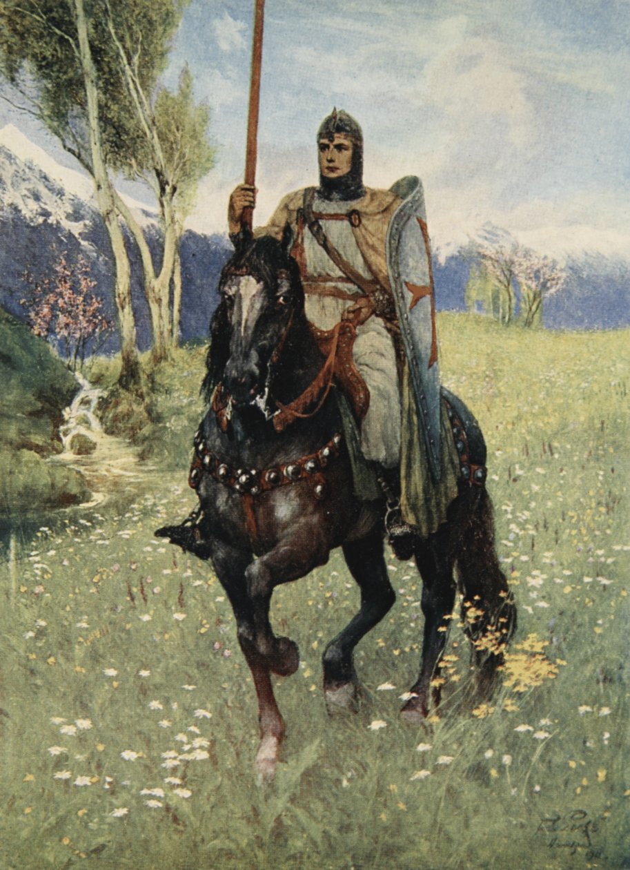 Böylece Parsifal, hac yolculuğuna J. Walker McSpadden (1874-1960), 1905