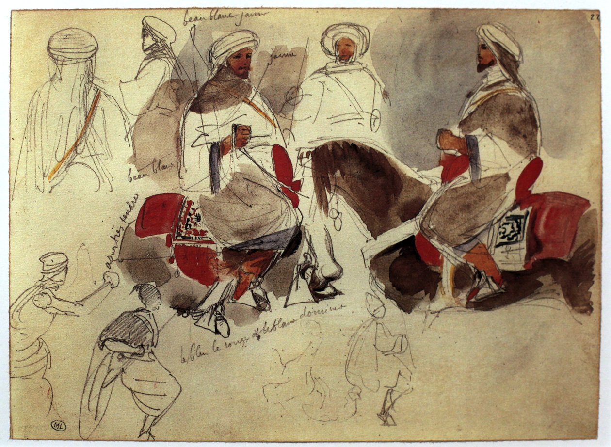 Fas by Ferdinand Victor Eugene Delacroix