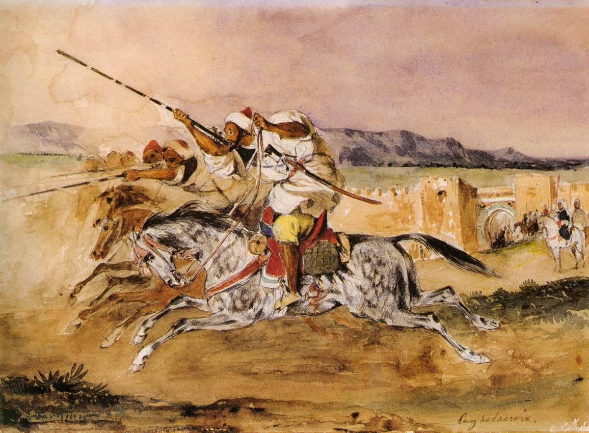 Arap Fantezi by Ferdinand Victor Eugene Delacroix
