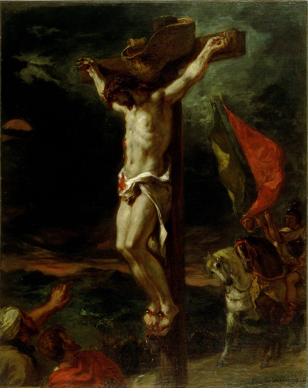 Çarmıhtaki İsa, 1846 by Ferdinand Victor Eugene Delacroix