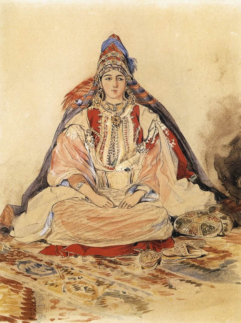 Yahudi gelin by Ferdinand Victor Eugene Delacroix