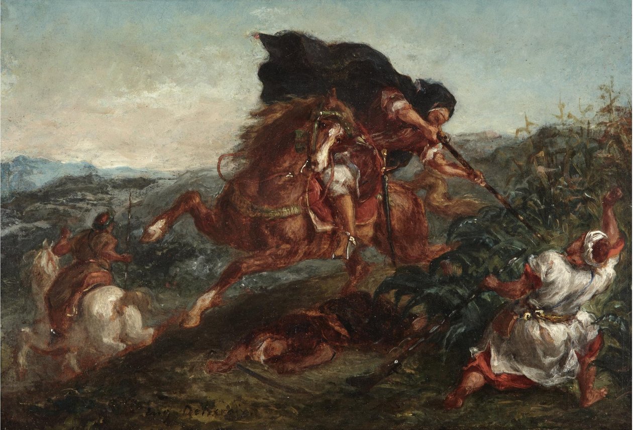 Kavga by Ferdinand Victor Eugene Delacroix