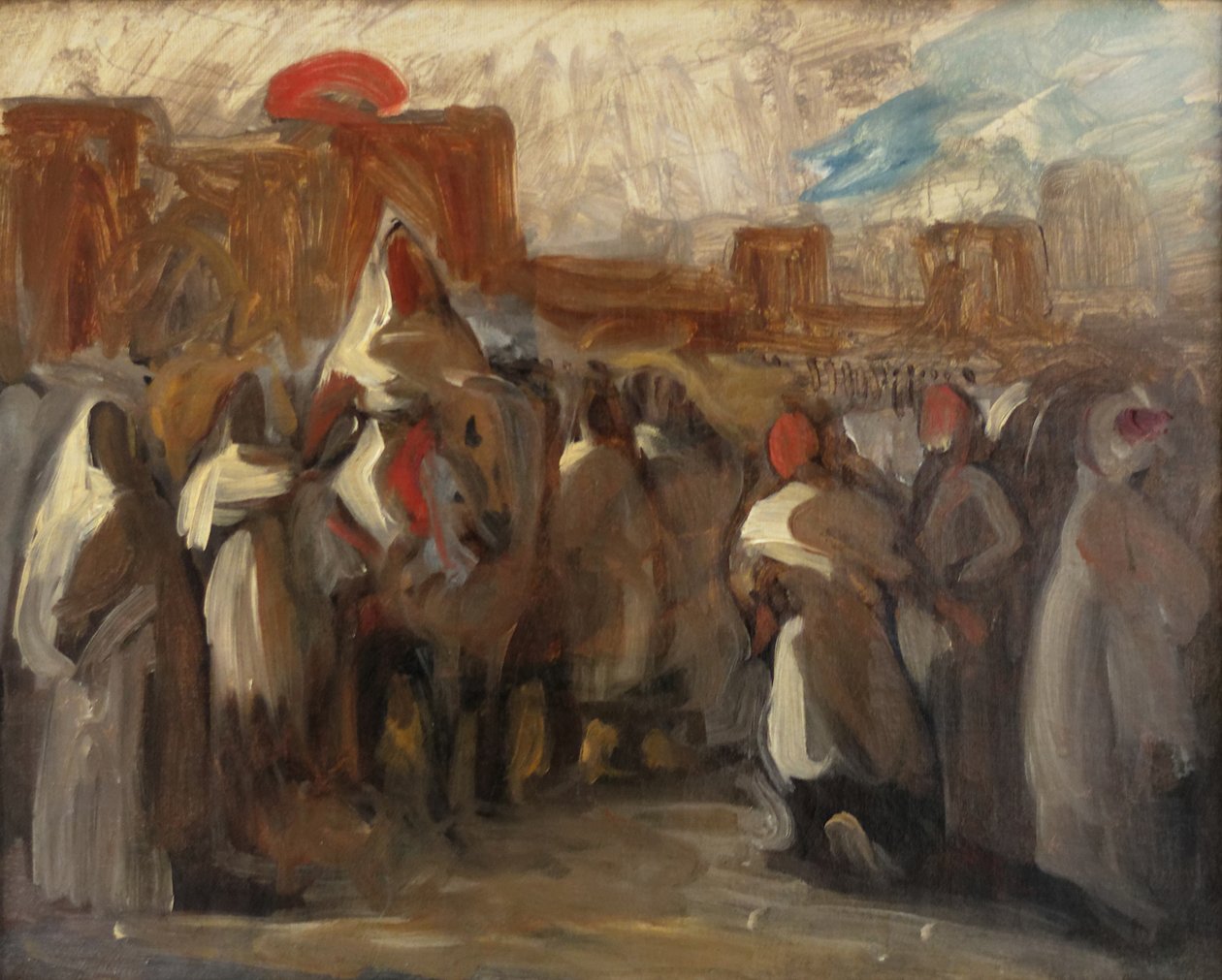 Fas Sultanı Moulay by Ferdinand Victor Eugene Delacroix