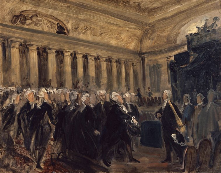 Mirabeau ve Dreux-Brézé by Ferdinand Victor Eugene Delacroix