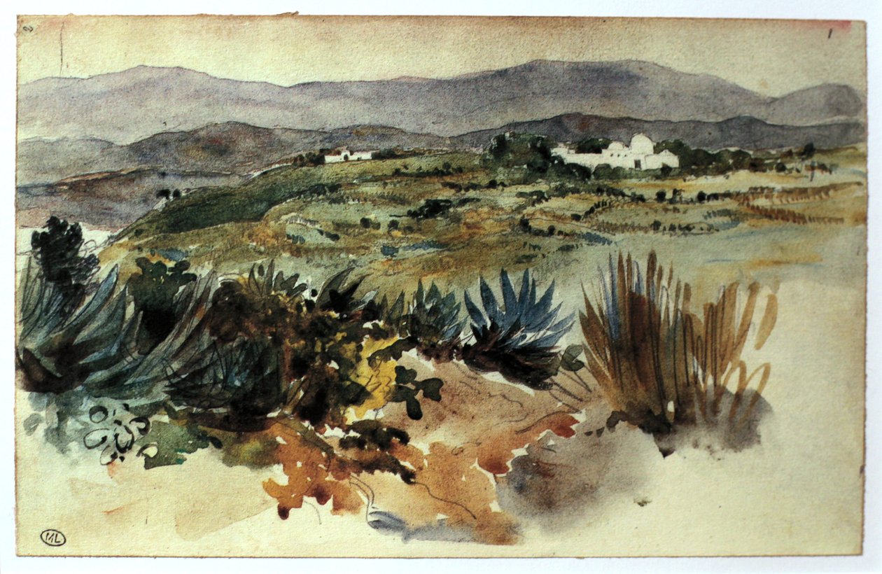 Fas by Ferdinand Victor Eugene Delacroix