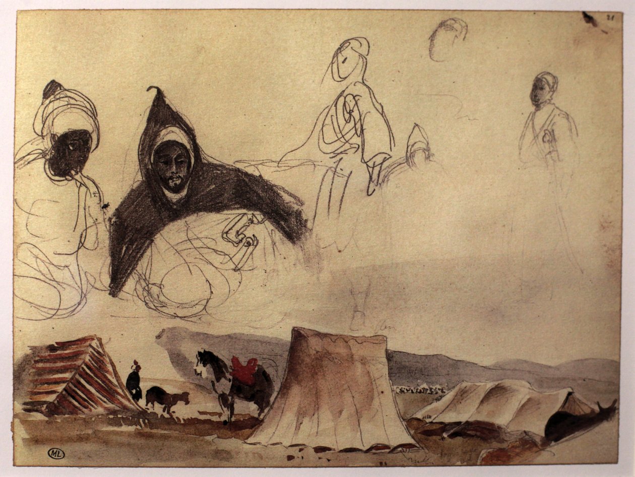 Fas by Ferdinand Victor Eugene Delacroix