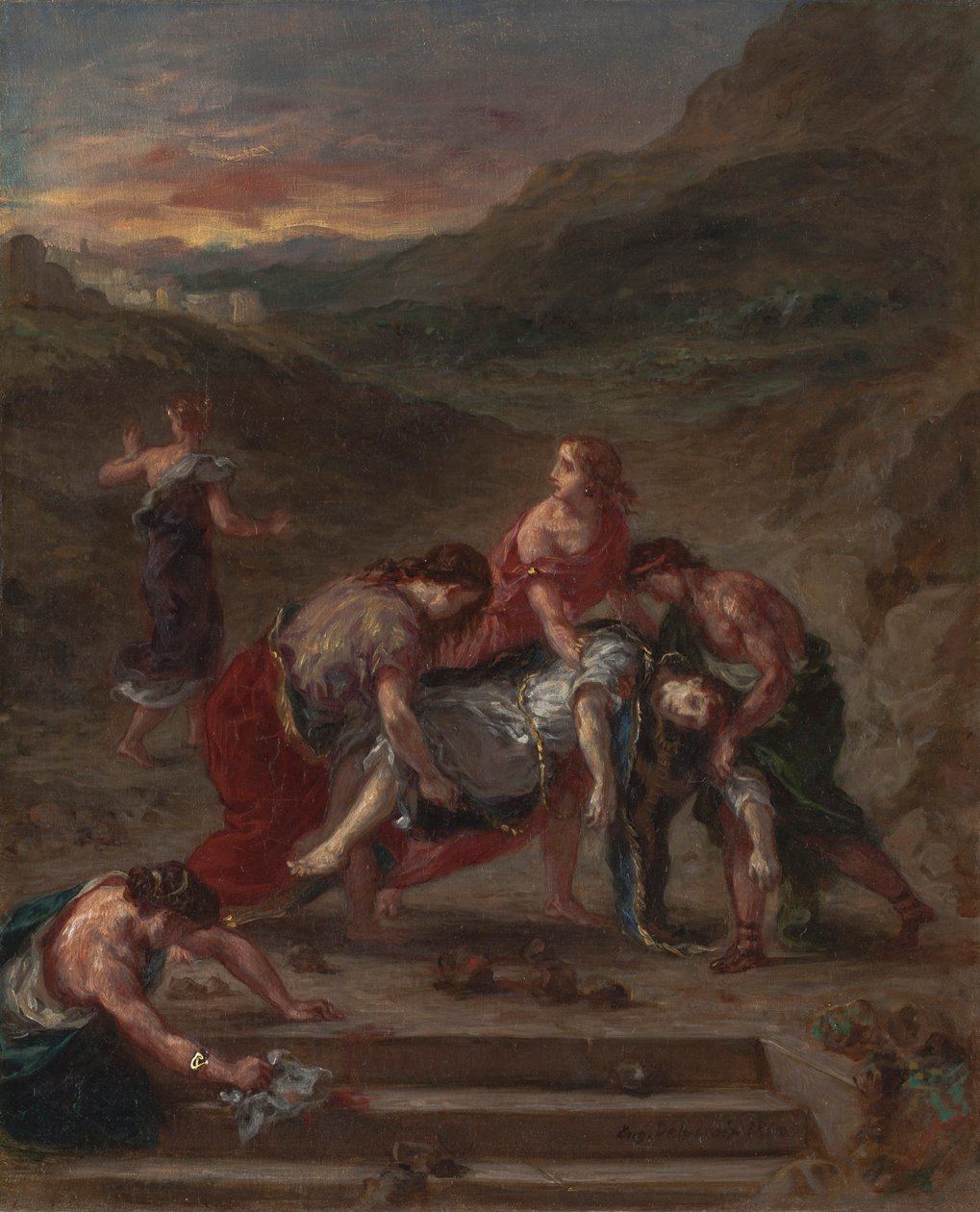 Aziz Stephen Müritleri Tarafından Uzaklaştırıldı, 1862 by Ferdinand Victor Eugene Delacroix