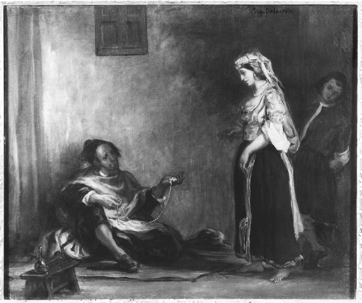 Arap Tüccarı by Ferdinand Victor Eugene Delacroix
